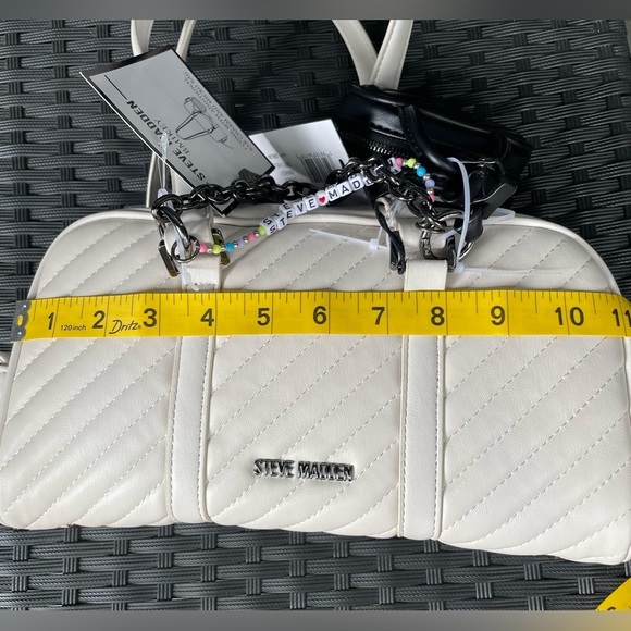 Steve Madden Bag, Steve Madden Shoulder Bag,Steve Madden white Bag. - Picture 2 of 16